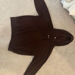 Brown Hoodie with Logo